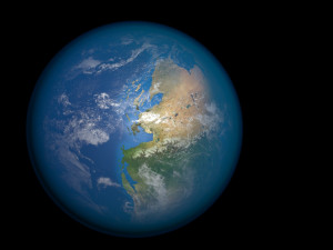 Pangea Earth 3D Model
