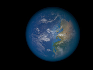 Pangea Earth 3D Model