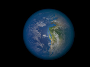 Pangea Earth 3D Model