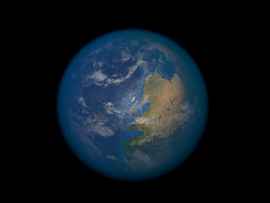 Pangea Earth 3D Model
