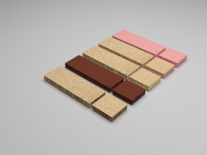 Wafer Biscuit Set 3D मॉडल