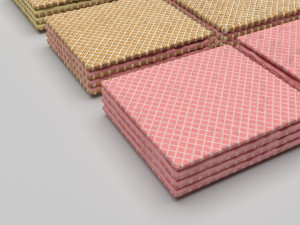 Wafer Biscuit Set 3D मॉडल