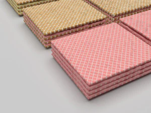 Wafer Biscuit Set 3D Model