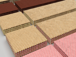 Wafer Biscuit Set 3D मॉडल