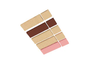 Wafer Biscuit Set 3D Model