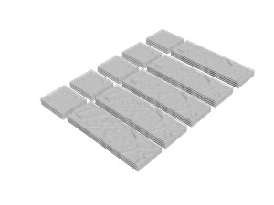 Wafer Biscuit Set 3D मॉडल