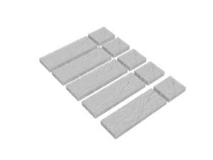 Wafer Biscuit Set 3D Model