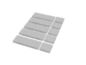 Wafer Biscuit Set 3D Model