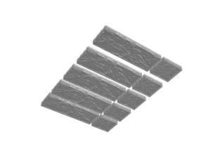 Wafer Biscuit Set 3D Model