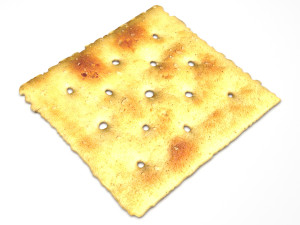 Square Cracker Model 3D