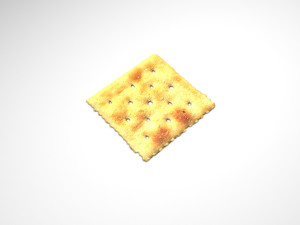 Square Cracker Model 3D