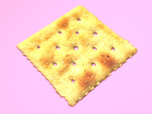 Square Cracker Model 3D
