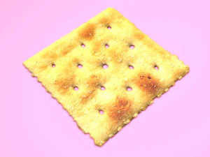 Square Cracker 3D Model