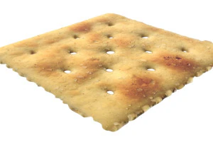 Square Cracker 3D Model