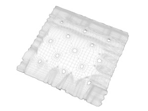 Square Cracker Model 3D