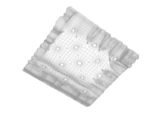 Square Cracker Model 3D