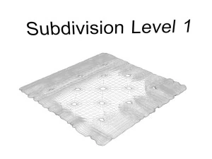 Square Cracker 3D Model