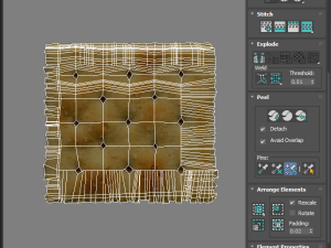 Square Cracker Model 3D