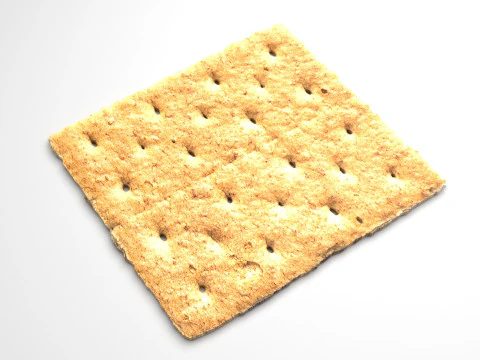 Biscoitos Graham Modelo 3D