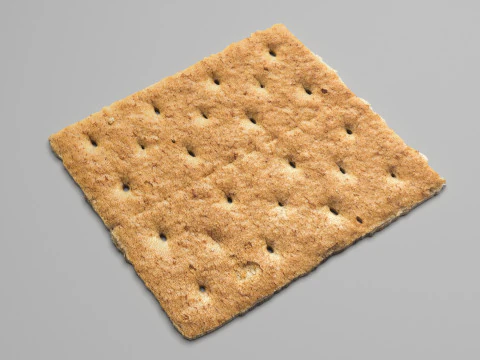 Biscoitos Graham Modelo 3D