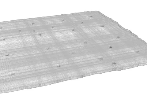 Biscoitos Graham Modelo 3D