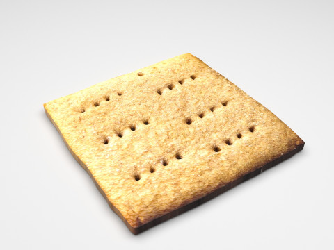 Graham Cracker 3D Model