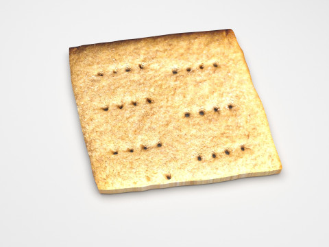 Graham Cracker 3D Model