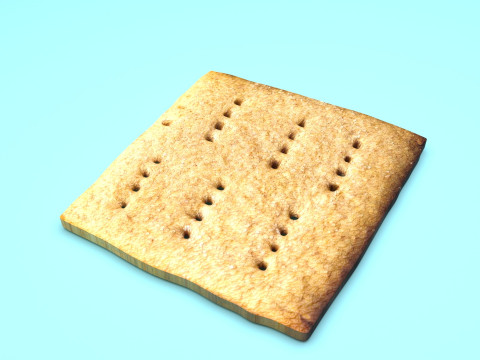 Graham Cracker 3D Model