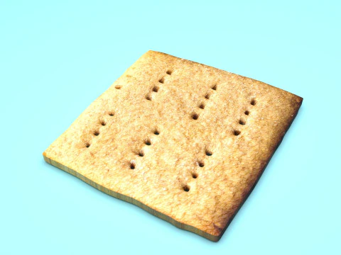 Graham Cracker 3D Model