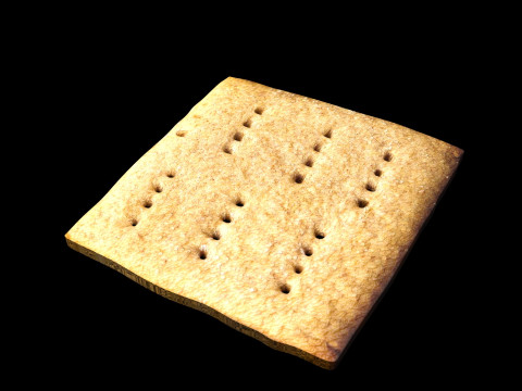 Graham Cracker 3D Model