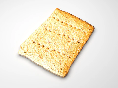 Gluten Free Graham Crackers 3D Model