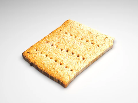 Gluten Free Graham Crackers 3D Model