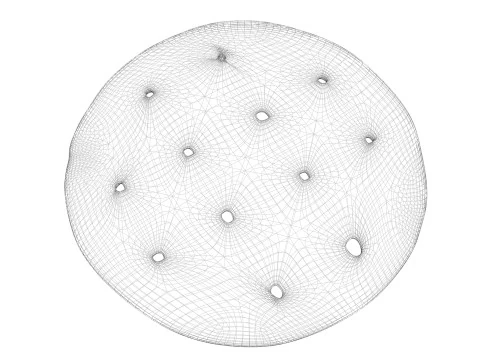 Cracker circolare Modello 3D