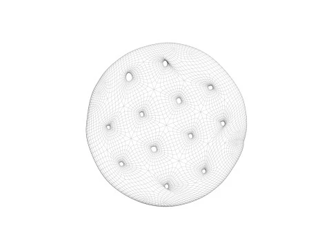 Cracker circolare Modello 3D