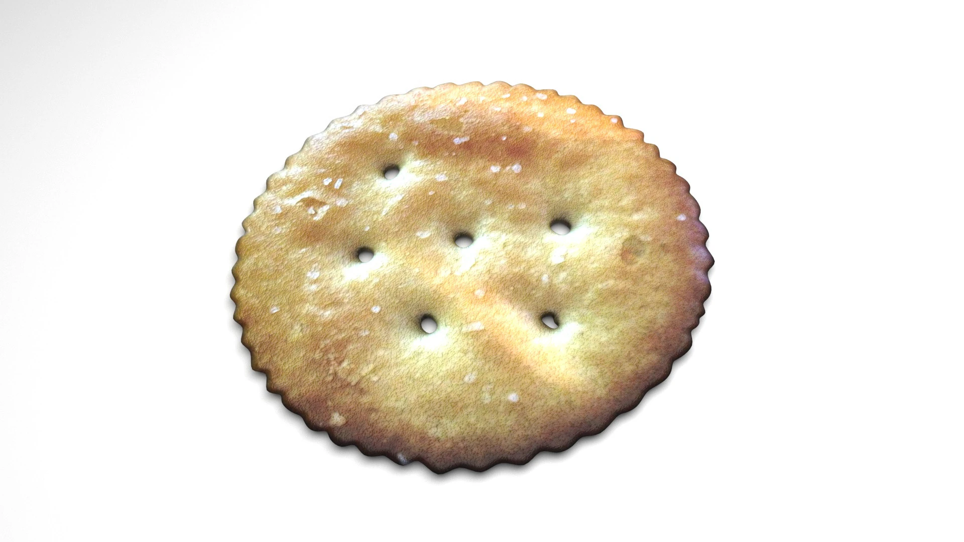 Circle Cracker 3D Model .c4d .max .obj .3ds .fbx .stl .blend 
