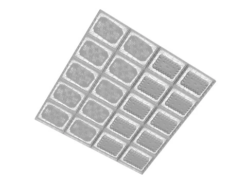 Chocolate Pieces With Mini Crackers 3D Model