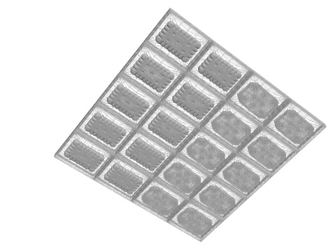 Chocolate Pieces With Mini Crackers 3D Model