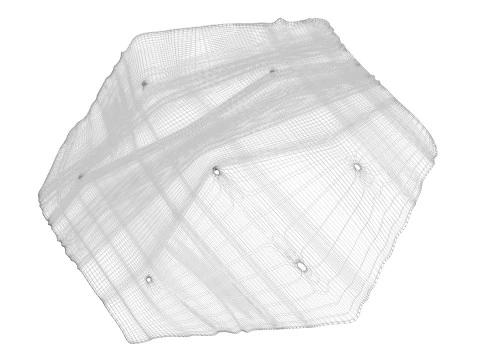 Hexagon Cracker 3D Model
