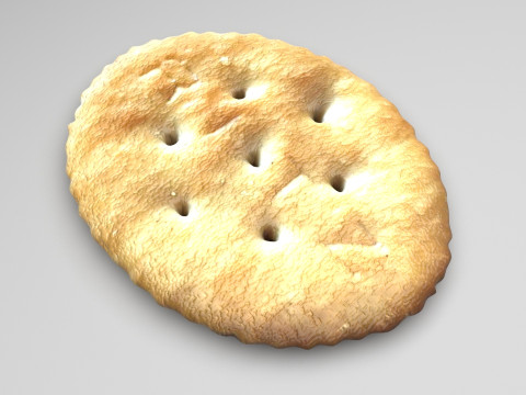 Oval Cracker 3Dモデル