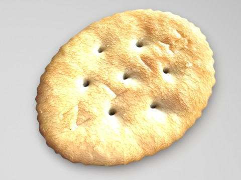 Oval Cracker 3D 모델