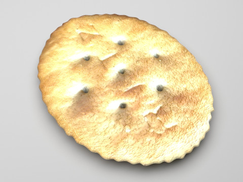 Oval Cracker 3D 모델