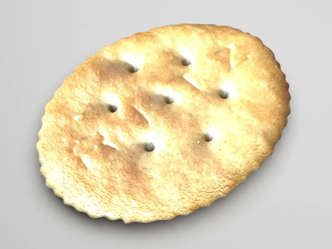 Oval Cracker 3D Model