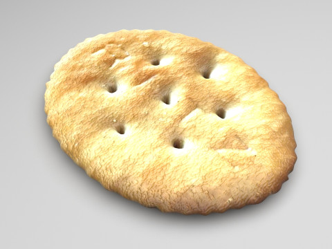 Oval Cracker 3D 모델