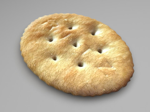 Oval Cracker 3D 모델