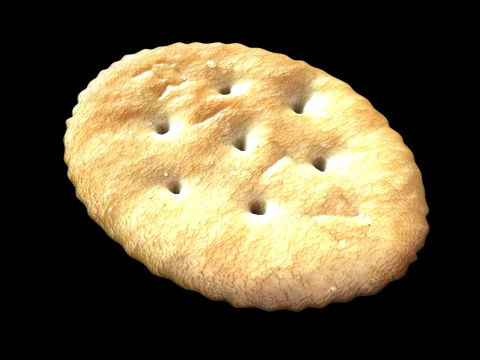 Oval Cracker 3D Model