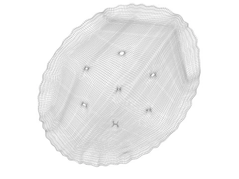 Oval Cracker 3D Model