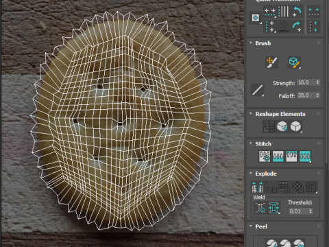 Oval Cracker 3D 모델