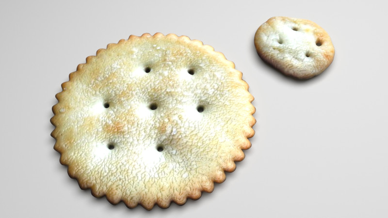 Circle Crackers Model 3D .c4d .max .obj .3ds .fbx .stl .blend 