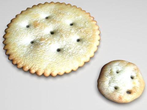 Circle Crackers Model 3D