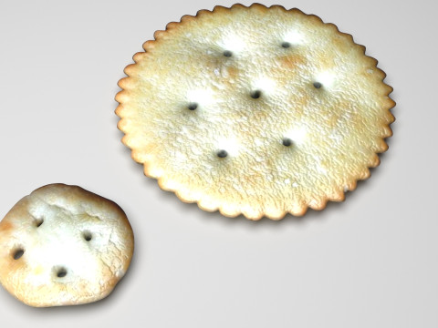 Circle Crackers Model 3D